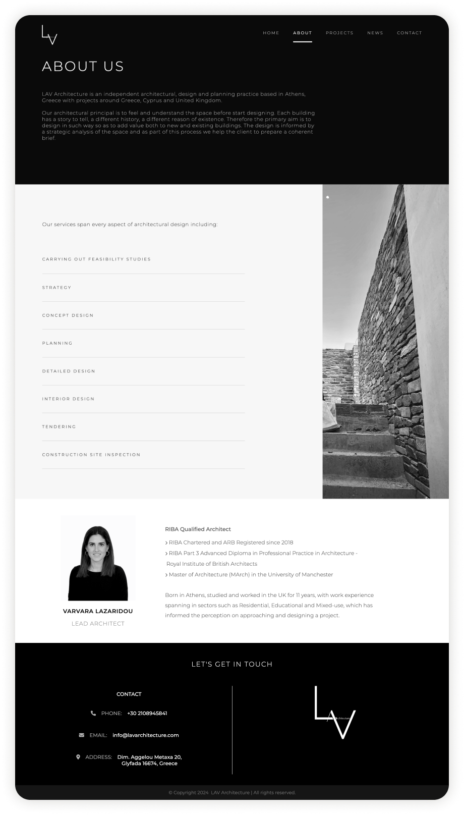 Final Prototype About Page